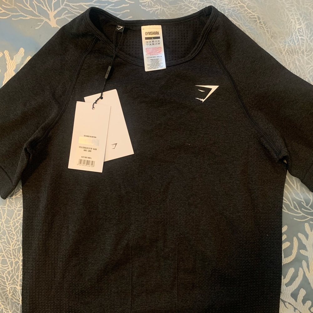 Black GymShark Short Sleeve